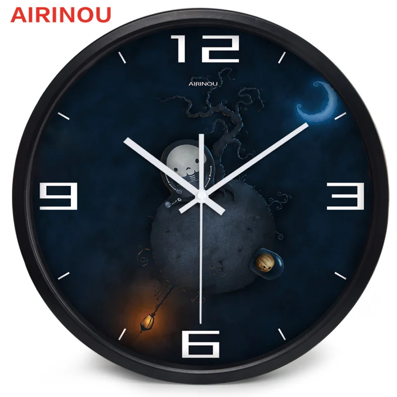 Airinou Серебристые/белые/черные часы из медицинской лаборатории|clock dvr|clock pocket watchclock