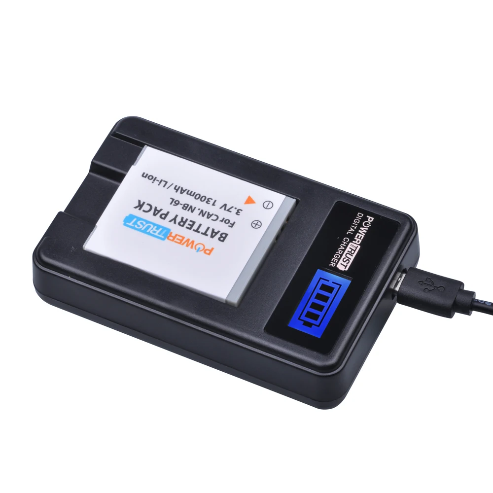 3 упаковки NB 6L 6LH NB6L батарея + ЖК Зарядное устройство USB для Canon IXUS 85 95 IS SX275 SX280 SX510