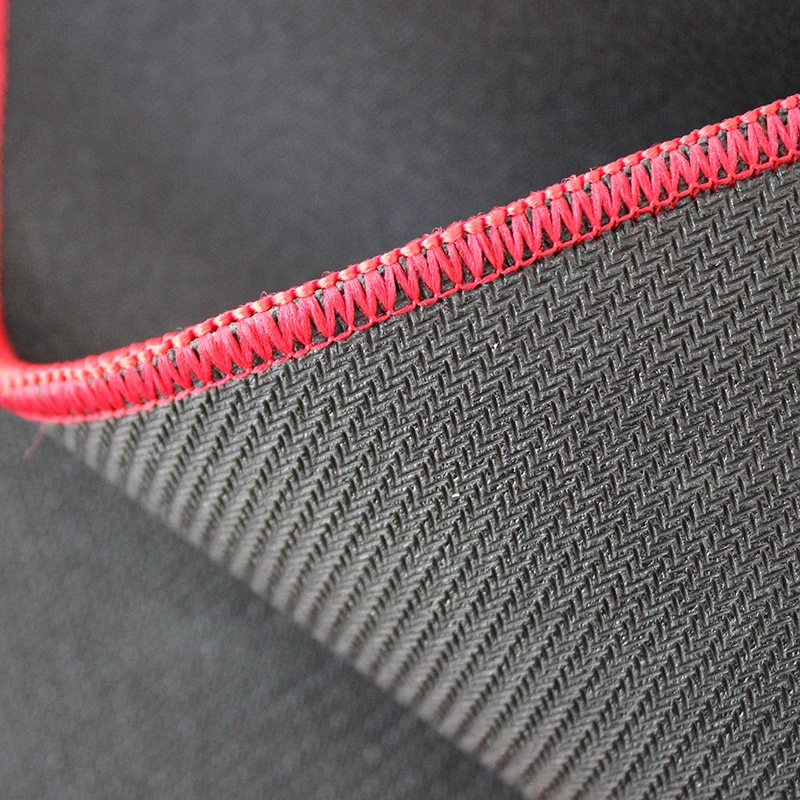 Игровой коврик для мыши pbpad с закругленными краями красный/черный высокое