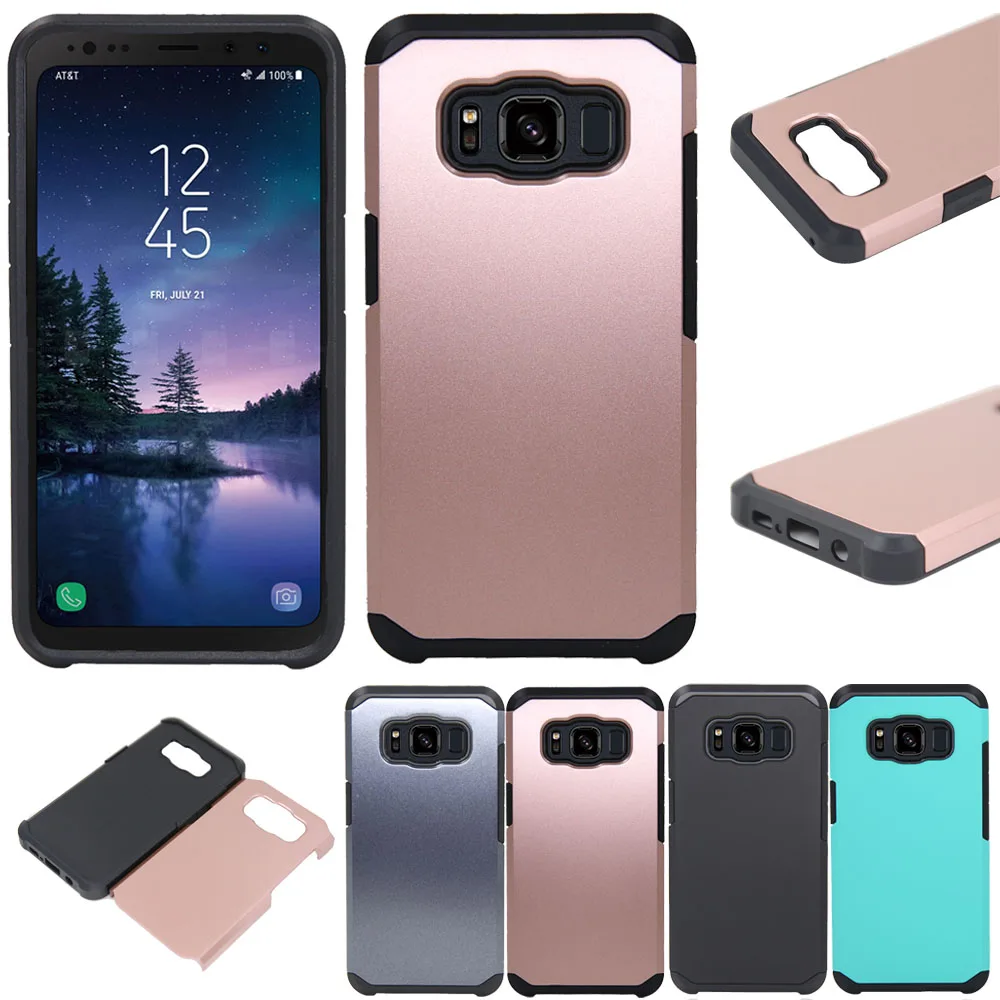 Чехол для Samsung Galaxy S8 Active 2 в 1 Гибридный Прочный противоударный чехол из ТПУ и