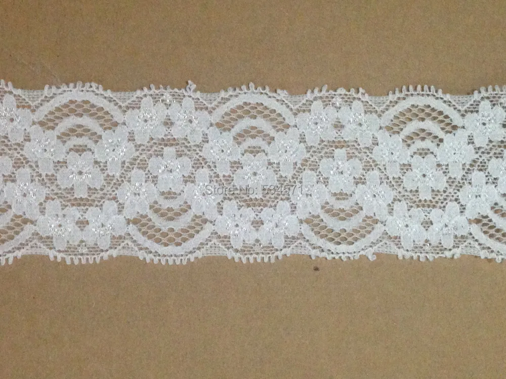 Эластичная кружевная лента ширина 5 см 40 цветов | Дом и сад