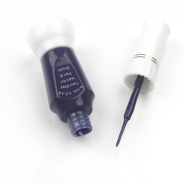 Лак для ногтей художественная Ручка 3D Vernis A Ongles набор ручек блеск Esmalte Para Unha 12 цветов Nagellak для краски Лак Лот 023 - Цвет: blue