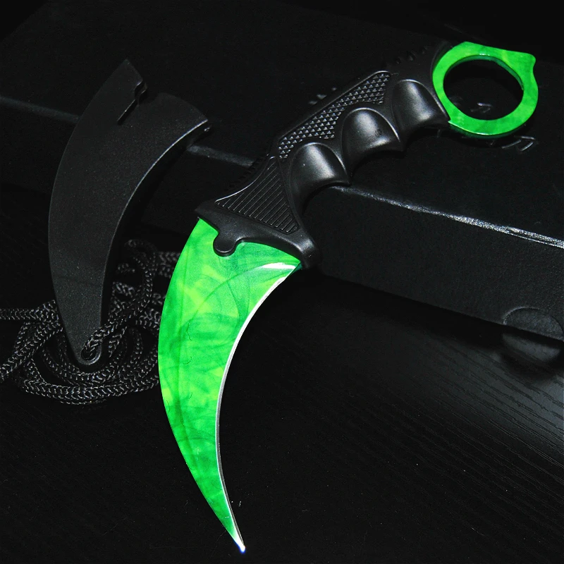 CS GO бабочка в ноже Karambit складной нож тренировочный нож подарок balisong Практичный Нож не заточенный металл