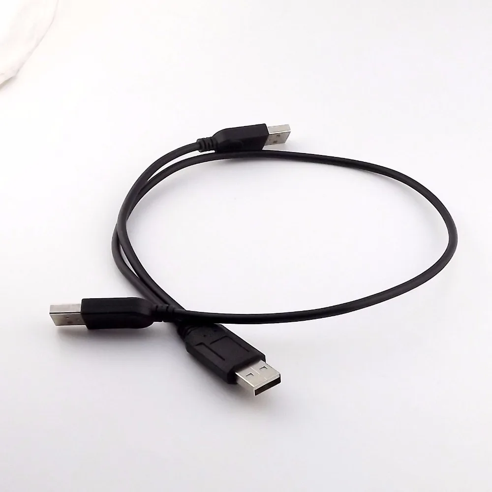 1 шт. Y образный кабель Разветвитель USB 2 0 штекер на штекера внешний мобильный