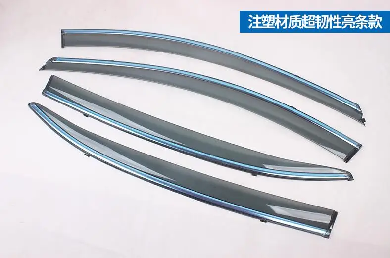 Для Mazda3 Axela оконный козырек Vent Оттенки Защита от солнца Дождь Отражатель гвардии для Mazda3 Axela авто аксессуары 4 шт./компл - Цвет: Армейский зеленый