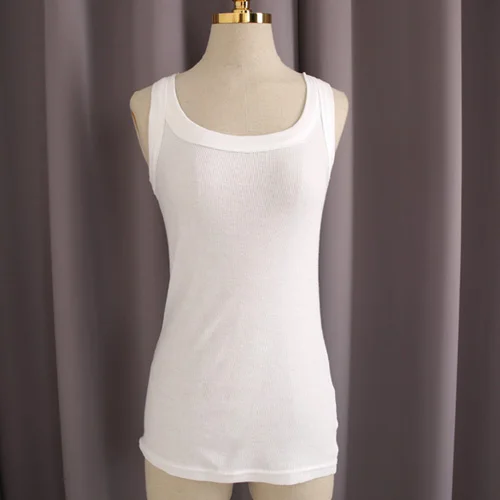 Новинка хлопковые сексуальные однотонные майки на бретелях Женская майка белые