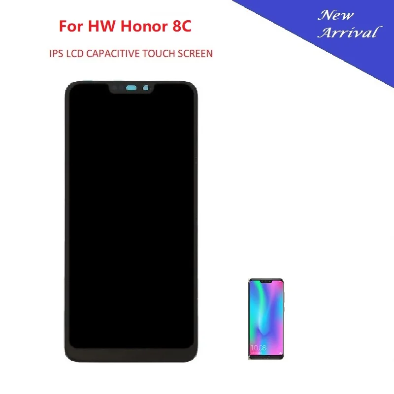 ЖК дисплей 6 26 дюйма для Huawei Honor 8C экран сенсорная панель в сборе мобильный телефон