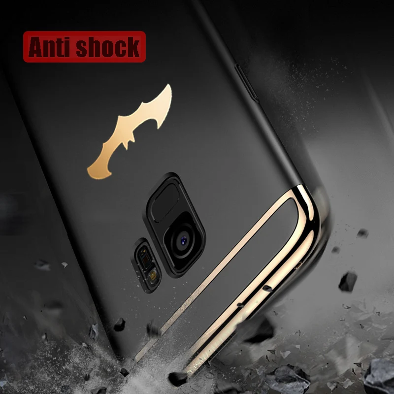 Жесткий чехол BFOLLOW Batman для Samsung Galaxy S9/S9 Plus/Note 8 Note 9/S8/S8 Plus 3 в 1 чехол-накладка |