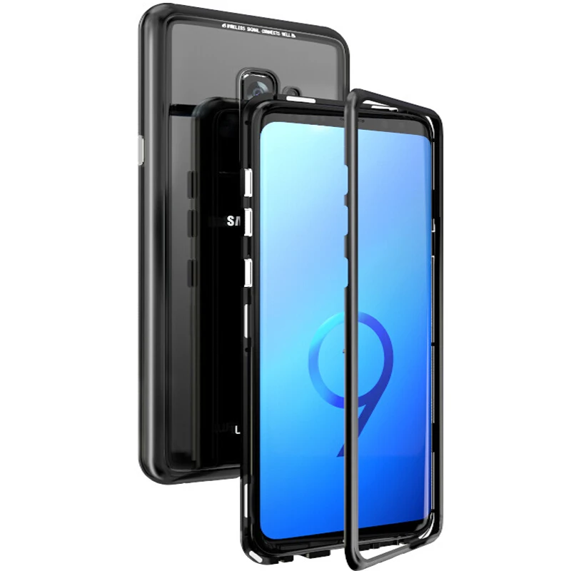 Адсорбционный магнит флип-чехол для samsung Galaxy S10 Plus чехол на магните металлический