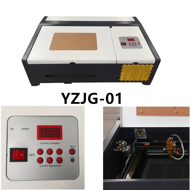 

2018 New CNC110 / 220V 50W 200 * 300mm Mini CO2 Laser Engraving & Cutting Machine 3020 Laser with USB Sport Free Shipping