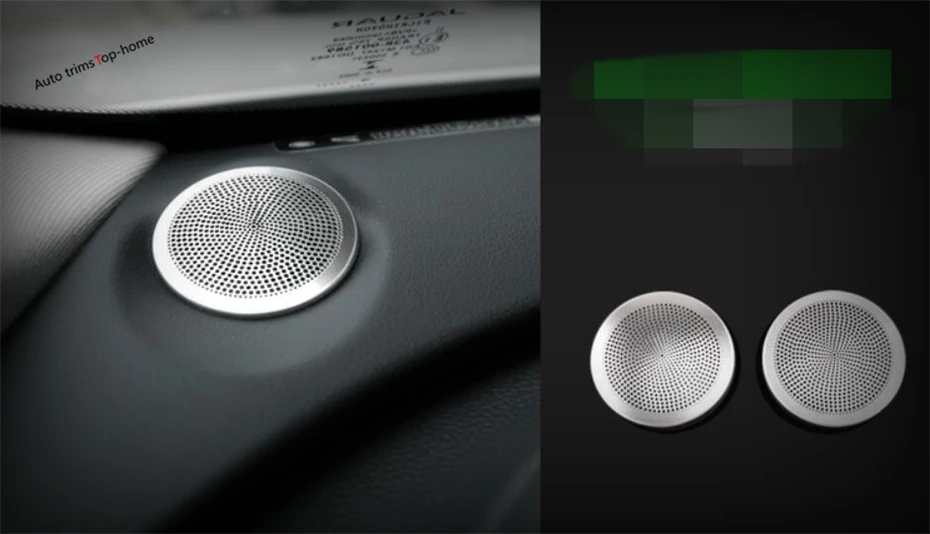 

Yimaautotrims Accessories Fit For Jaguar F-Pace 2017 2018 2019 2020 Dashboard Front Stereo Speaker Audio Cover Trim Kit