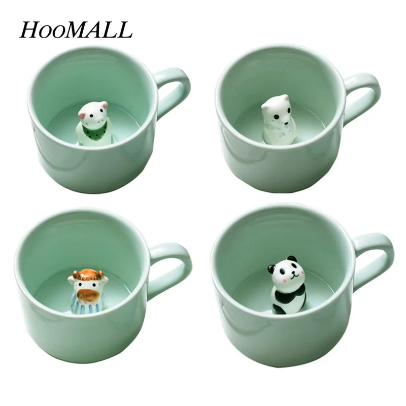 Hoomall кофейная чашка для детей девочек креативный подарок молочный сок чай с