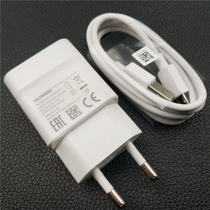 EU Charger set huawei p smart z зарядное устройство USB 5В/2a стены зарядному устройству для адаптера переменного тока Кабель передачи данных micro-usb для honor 7x y5 y7 p8 p9 p10 lite p smart - Тип штекера: EU Charger set