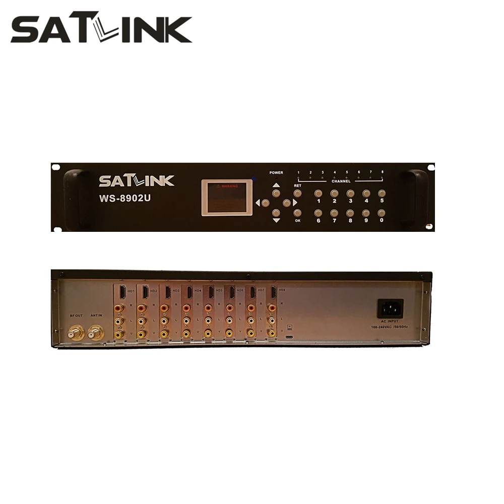 12 канальный модулятор SATLINK WS8902U HD 1080P MPEG4|satlink modulator|modulator hddvb-t modulator |