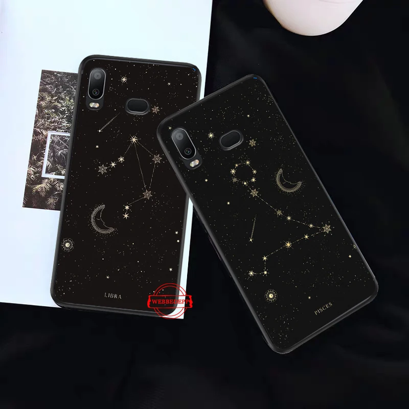 12 Звездный знак Лео весы Скорпион силиконовый чехол для Samsung A3 A5 A10S A30S A50S A6 Plus 2018 A7