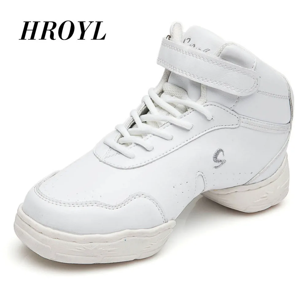 Спортивная дышащая танцевальная обувь HROYL кроссовки для женщин/мужчин