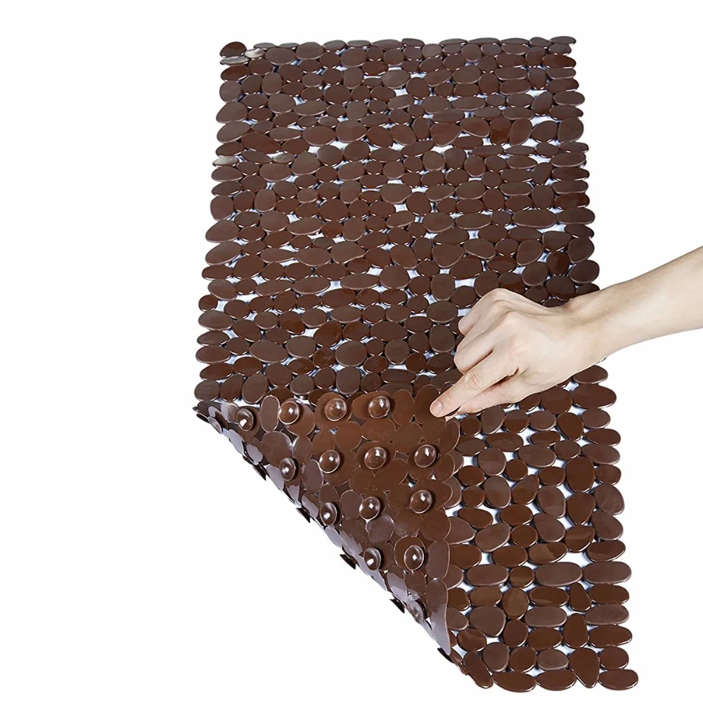 70X36CM виниловый Противоскользящий Антибактериальный каменный коврик для ванной