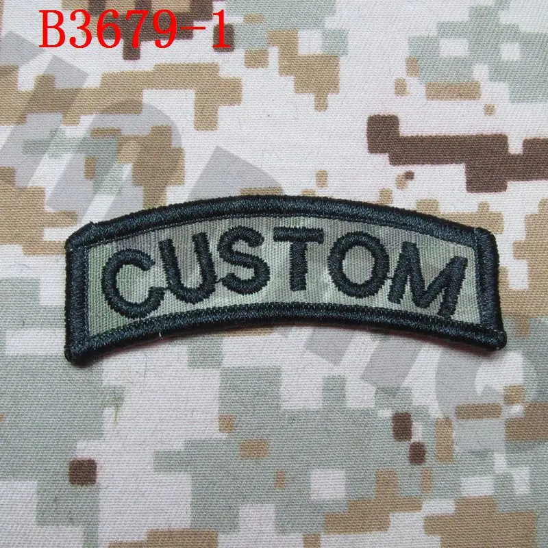 Нашивка С Вышивкой Arc Custom name Tape Text brand Morale tactics Military