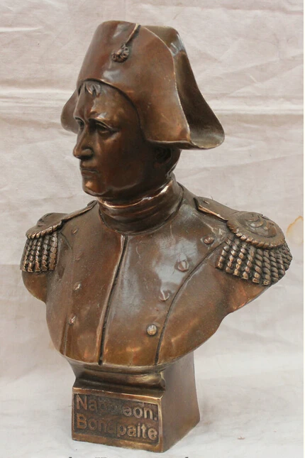 Франция медь Бонапарт воин милитаристская голова политика бюст статуя|statue|statue