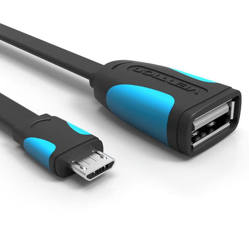 Адаптер Vention OTG Micro USB к 2 0 конвертер кабель для Android Galaxy S3/4 S5 Xiaomi планшетный ПК