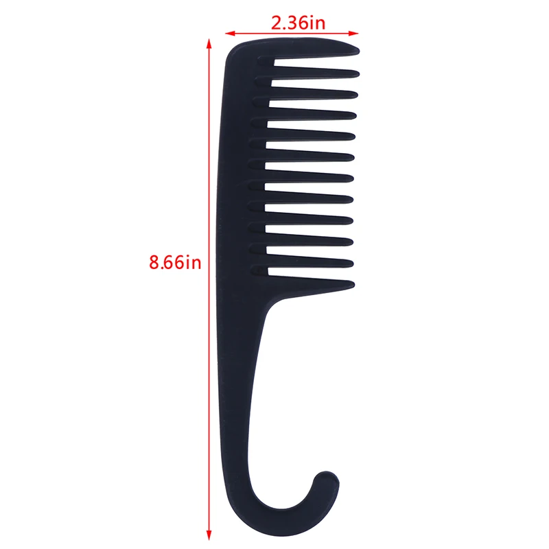 

1Pcs Large Wide Tooth Combs With Curved Hook Brushes Hair Loss Comb Detangling Big Teeth Hairdressing Reduce Salon Styling Tools