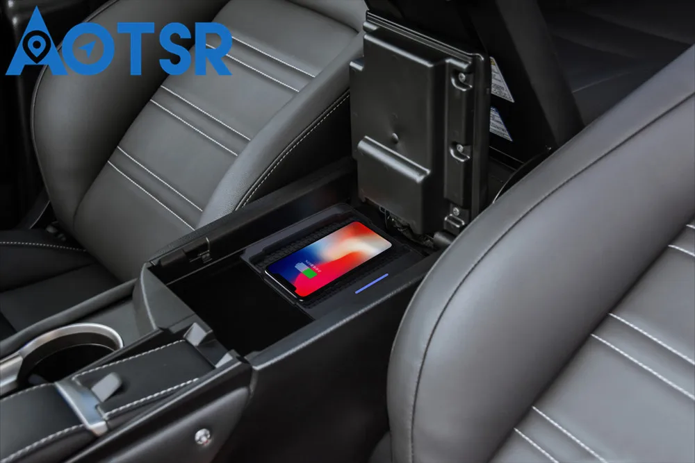 Автомобильное беспроводное зарядное устройство Aotsr QI для Lexus NX 2015 2017