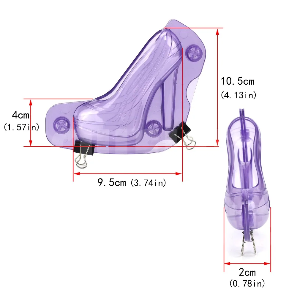 3D форма для конфет и шоколада на высоких каблуках украшения тортов выпечки