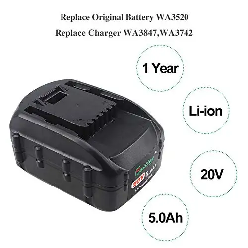 Waitley WA3520 20V 5.0AH литий-ионная аккумуляторная батарея для Worx WG545 WG155 WG255 WG251 WG151 WG151.5