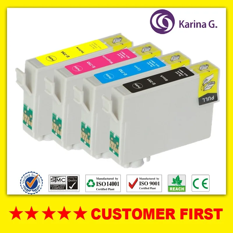 4X универсальные чернила 731-734 для EPSON Stylus CX4900 CX4905 CX5500 | Компьютеры и офис