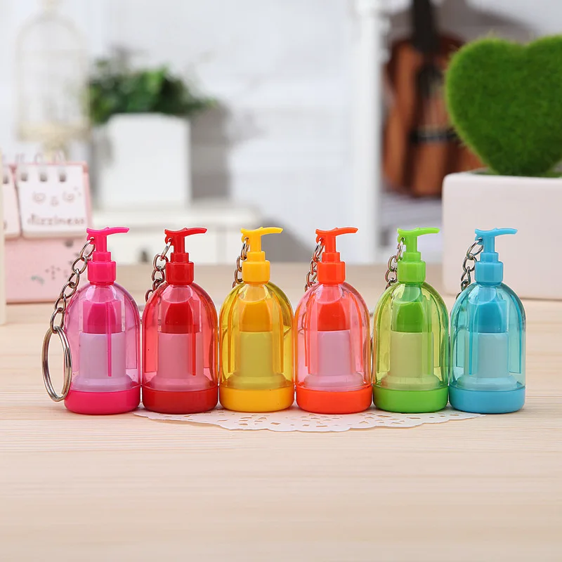 24 PCs Creative Stationery Cartoon Cute Hand Sanitizer Style Telescopic Pen Ballpoint Pen Student Prize