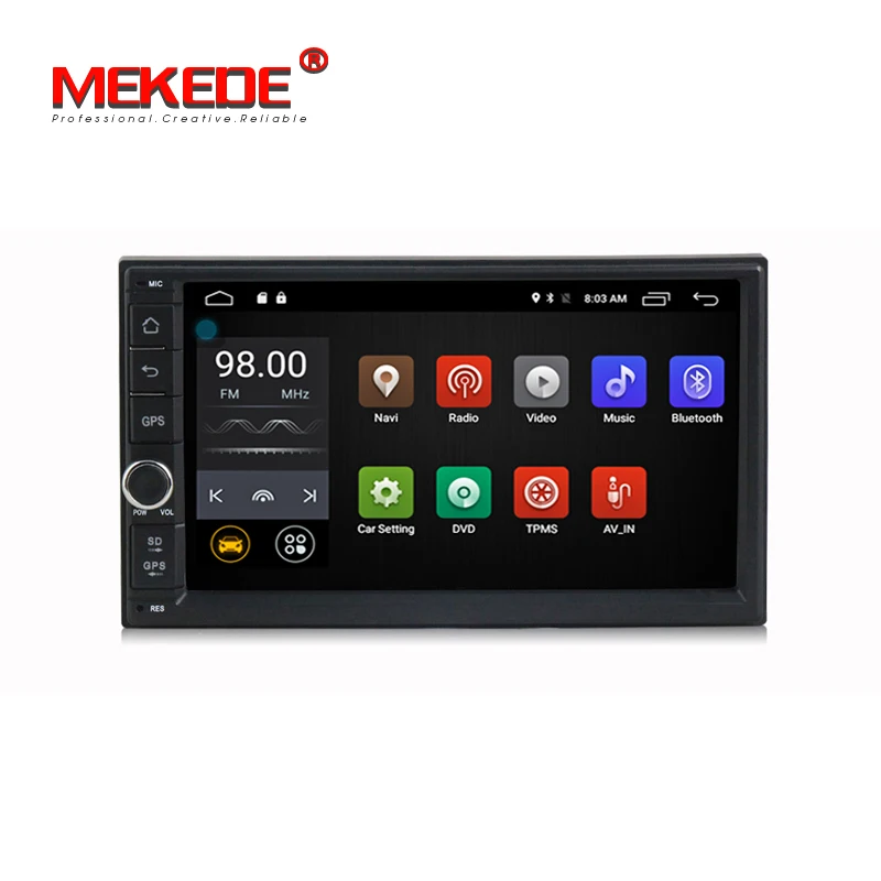 7 &quot2Din 1024*600 Android 1 автомобильный смеситель pc tablet 2 din универсальный для Nissan/gps