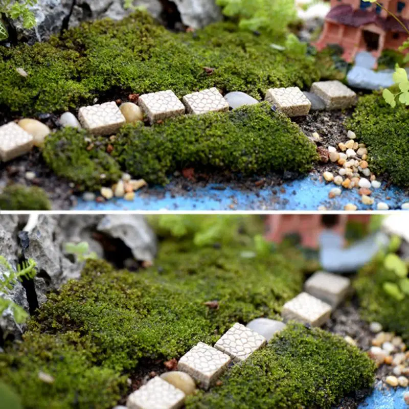 10 шт Мини проектор для домашнего сада Искусственный Лестницы статуэтки