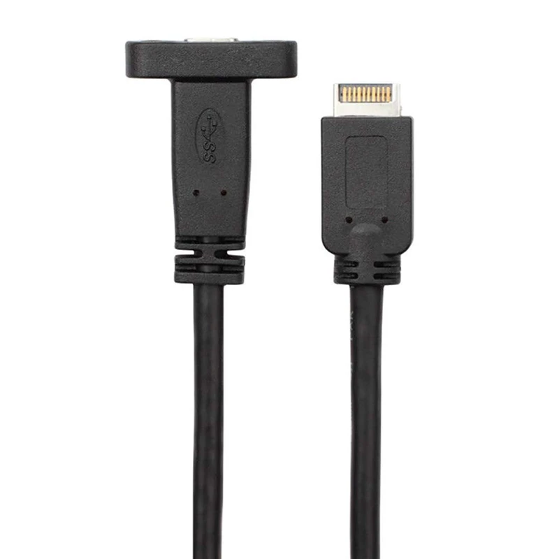 USB 3 1 Тип E PCI к C гнездовой Gen 2 Удлинительный кабель кронштейн профиля|Кабели