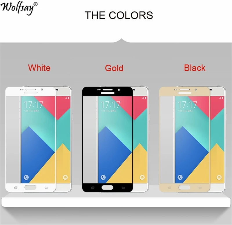 Wolfsay 1 шт для стекла Samsung Galaxy A9 Pro 2016 защита экрана закаленное стекло a9100 6