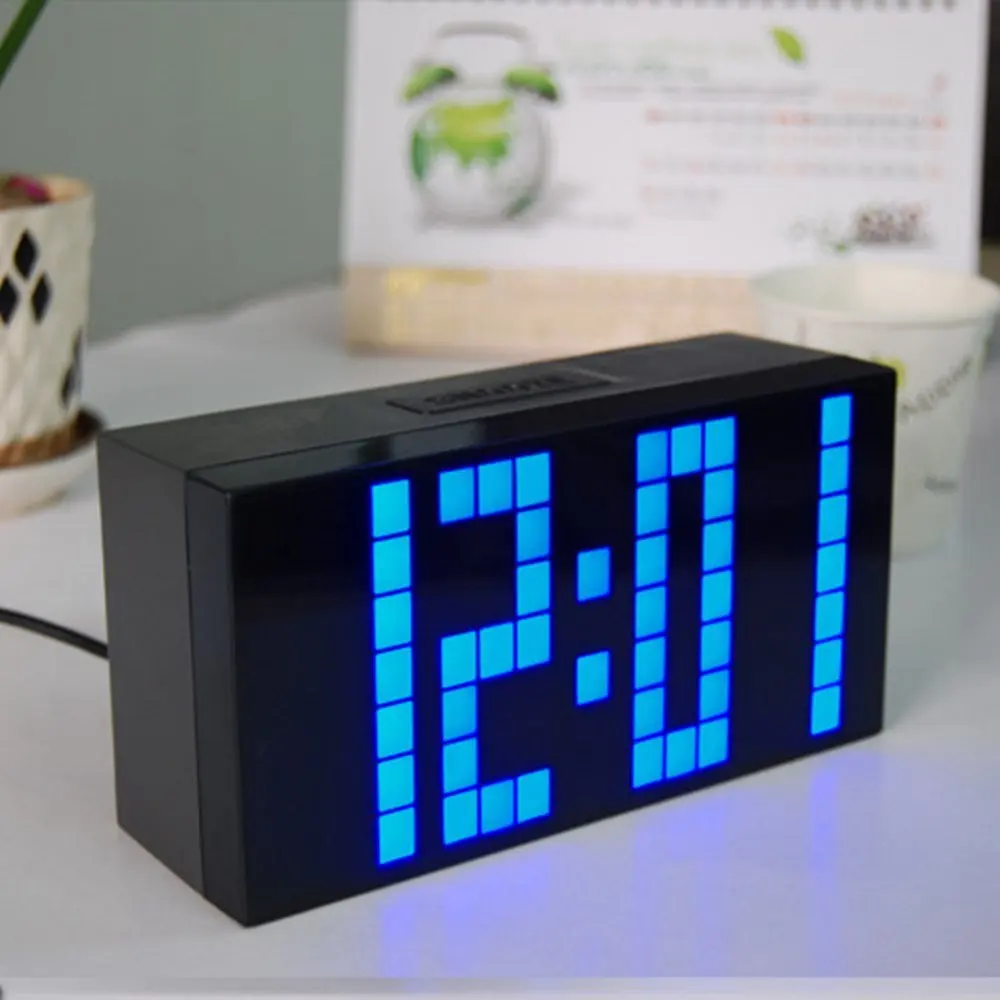 

Free Shipping*Electronical Big Multifunction LED Clock Digital Clock with Timer,Date,Thermometer Alarm Clock Christmas Gift