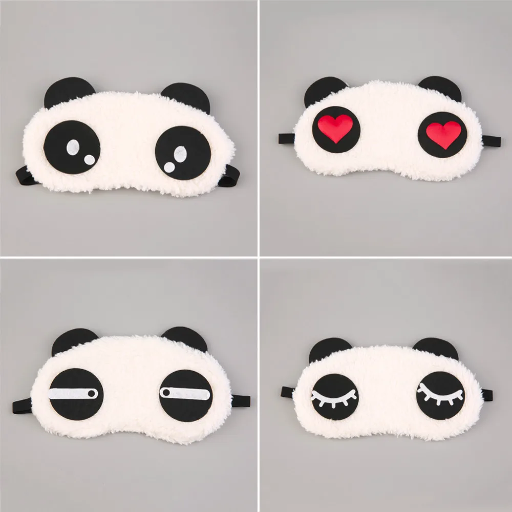 

Cute Panda Sleeping Face Eye Mask Blindfold Shade Traveling Sleep Eye Aid