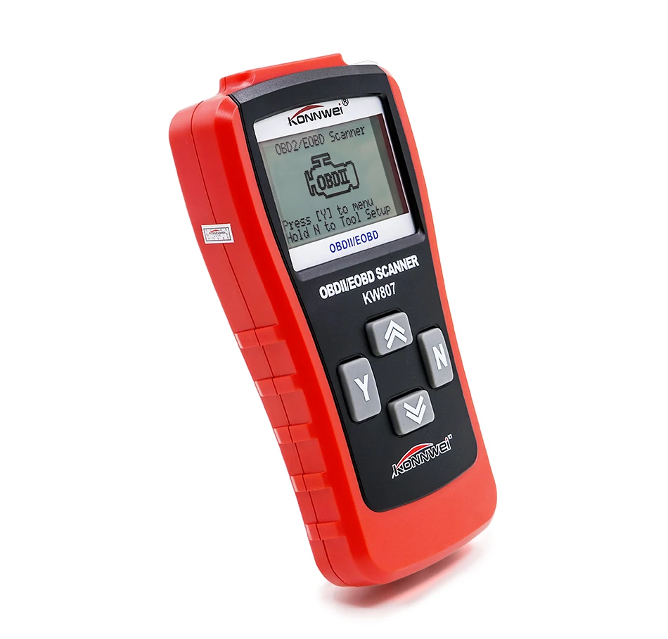 Новое поступление KONNWEI KW807 OBD2/EOBD Авто сканер кода неисправности автомобиля диагностический инструмент GS500 OBD2 сканер