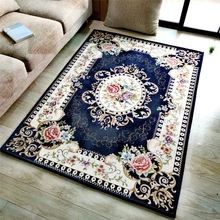 Polyester Weaving Floor Mat Living Room Classic Europe Entrance Doormat Washable Kitchen Carpet Jacquard Area Rugs Bathroom