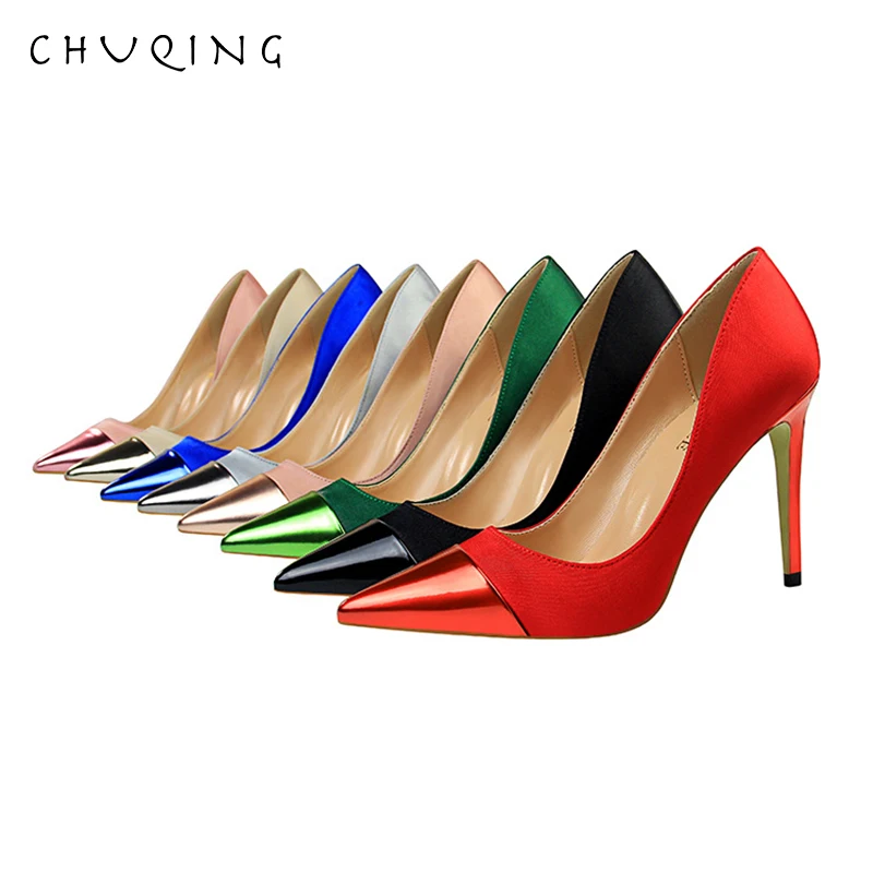 Женская обувь на высоком каблуке CHUQING элегантная повседневная весну 2019|Женские