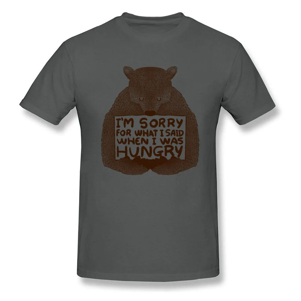 Im Sorry Hungry Bear Футболка мужская забавная летняя футболка 2018 качественная одежда