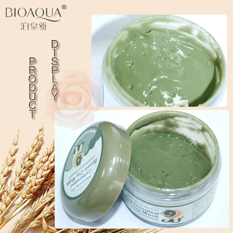 Маленькая черная свинья кислородные пузыри карбонатная грязевая маска уход за