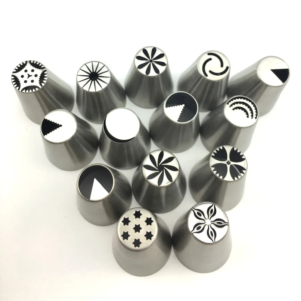 58 шт. стилей сопло из нержавеющей стали для русской глазури кондитерских