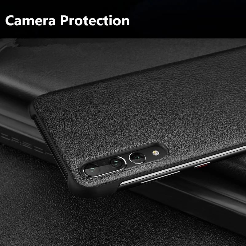 Умный чехол из натуральной кожи для huawei P10 P20 Pro Sleep Dormancy С Откидывающейся Крышкой для huawei mate 9 10 20 Lite