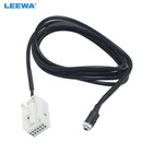 Автомобильный 12pin женский интерфейсный провод LEEWA, AUX аудиокабель для Peugeot 307308407408507 Citroen Triumph Sega C5RD4 # CA5799