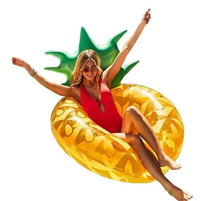 Надувное кольцо для плавания с ананасом взрослых купание и плавание плавающая