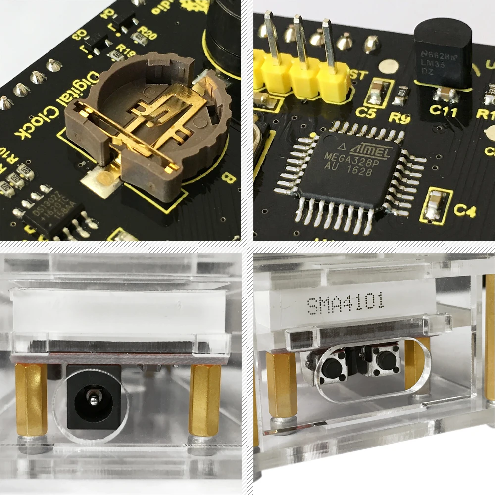 Новый товар! Умные часы Keyestudio набор для обучения программированию Arduino с FTDI + PDF|clock