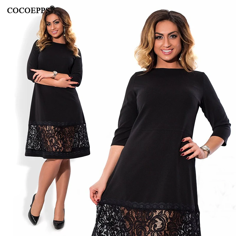 Летнее женское платье 5XL 6XL сексуальное кружевное для вечеринки Повседневное
