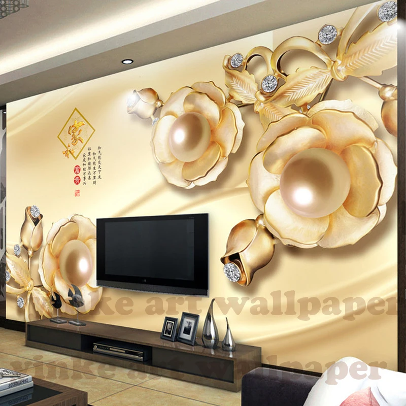 3D фотообои Современный домашний декор для гостиной цветочный принт