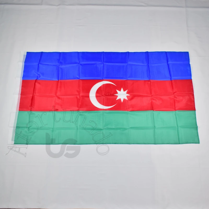 Флаг Азербайджана 90*150 см флаг размером 3x5 футов для встреч парадов вечерние.