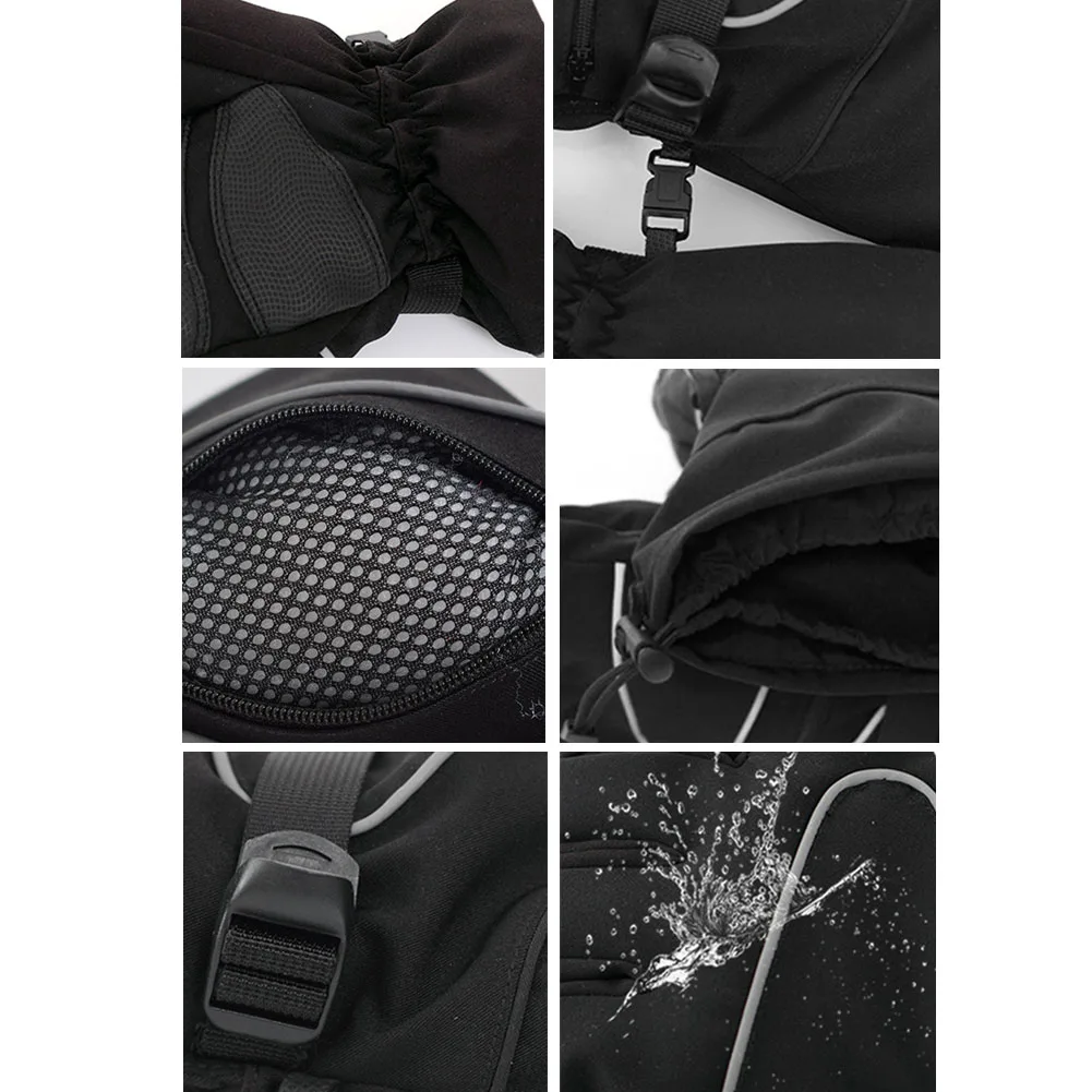 Нескользящие перчатки Мотоцикл Зимние мужские лыжные непромокаемые теплые